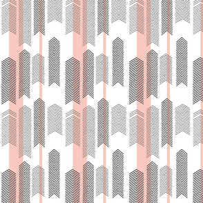 SMALLSCALE chevron stripe in pink