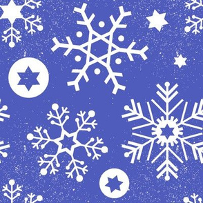 Hanukkah Snowflakes // Periwinkle