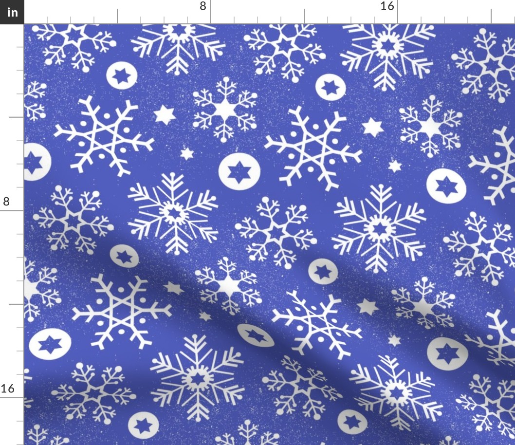 Hanukkah Snowflakes // Periwinkle