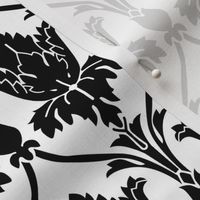 Smiley Damask Wallpaper 