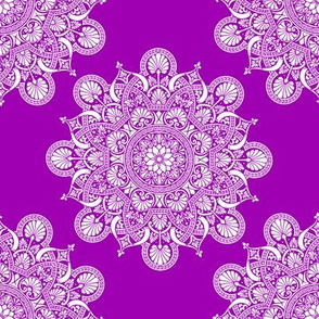 fortune mandala purple #9f00b2