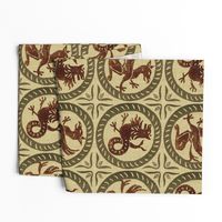 13th Century Dragon Tile 