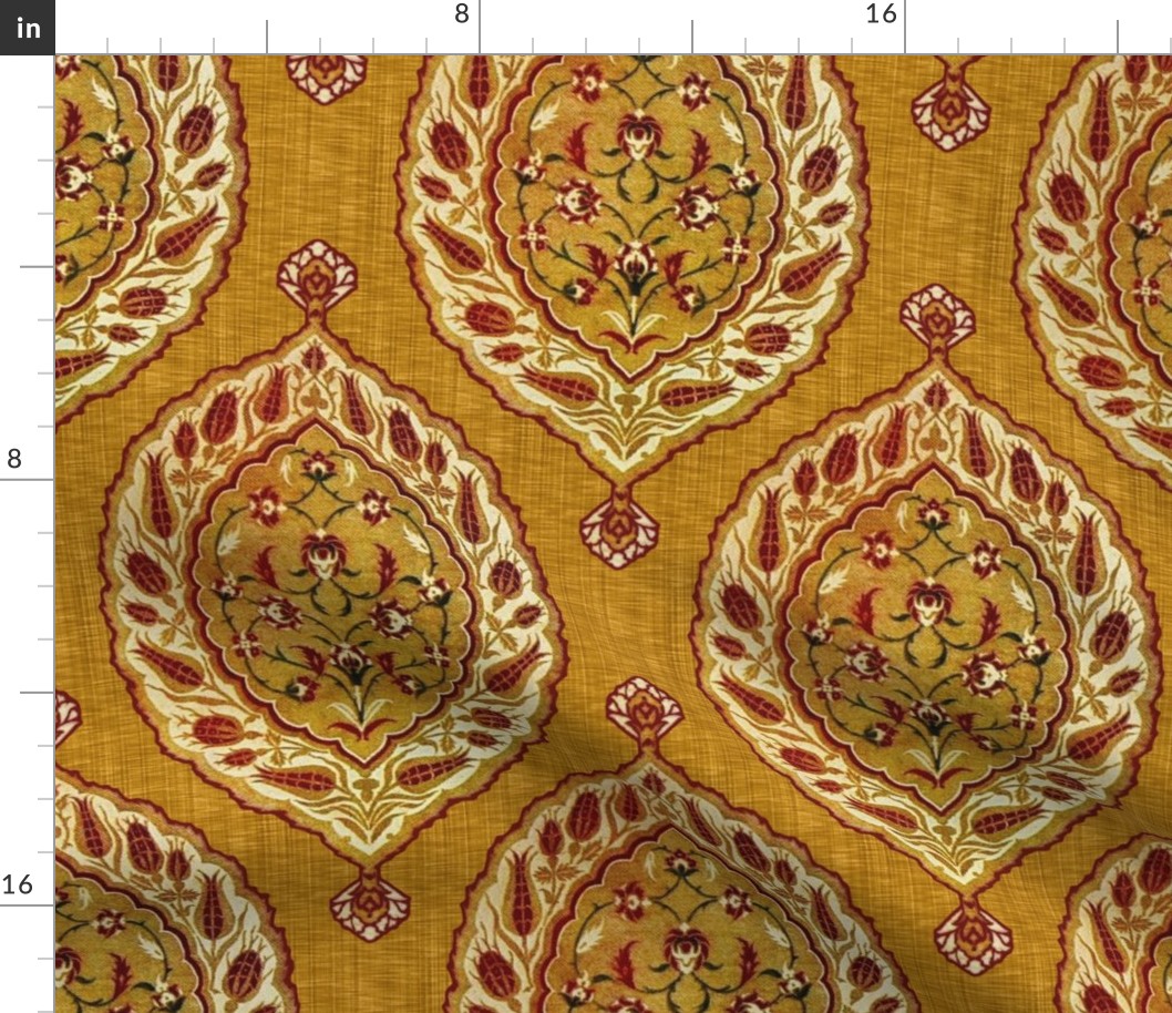 Turkish Delight ~ Goldenrod Linen 