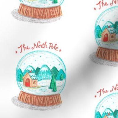 North Pole Snow Globe