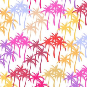 Colourful Palm Trees #10