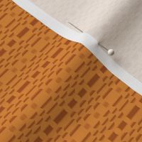 Aspen Orange Geometric Stripe