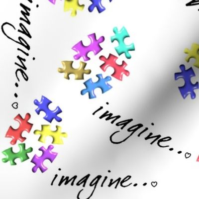 Autism Awareness Puzzle Pieces