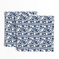 aztec zigzag in navy