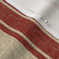 Large Western Ticking Stripe - red