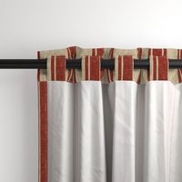 Large Western Ticking Stripe - red