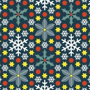 03796234 : holly fir snow : spoonflower0226 K