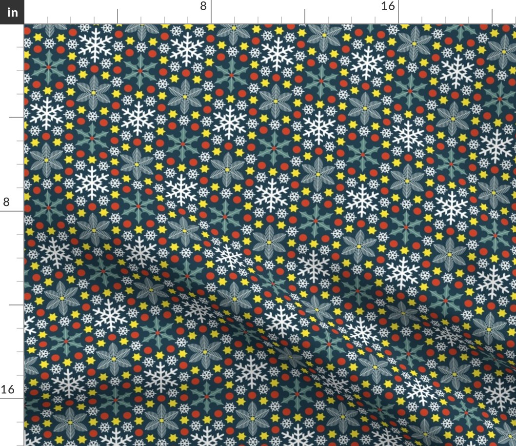 03796234 : holly fir snow : spoonflower0226 K