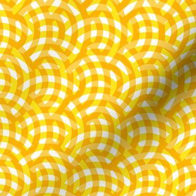 woven circles - dotgold
