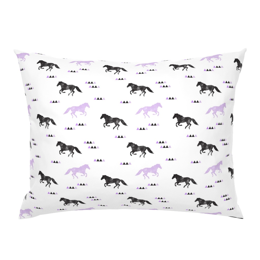 Wild horses // purple distressed