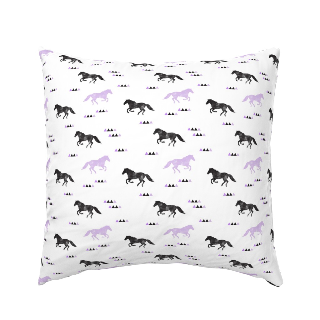 Wild horses // purple distressed