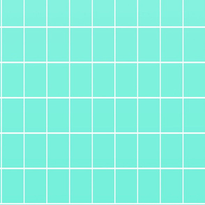 Ombré grid wallpaper mint