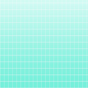 Ombré grid mint repeat