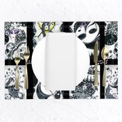 Music Notes- Black and White Panels-Rockin' Rectangles (from "Face The Music" collection)