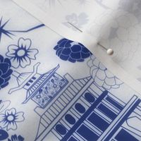 Pagoda garden porcelain