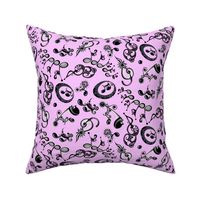 Ornate Music Notes- Large Purple (from "Face The Music" collection)