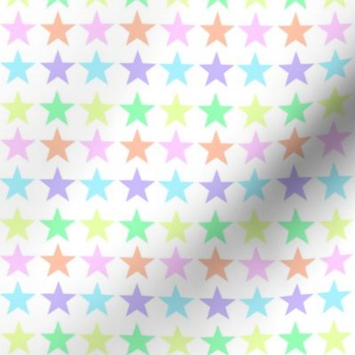 Pale Rainbow Stars