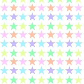Pale Rainbow Stars