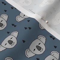 koala // blue koala face cute australian animal zoo animals fabric cute koalas design by andrea lauren