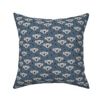 koala // blue koala face cute australian animal zoo animals fabric cute koalas design by andrea lauren