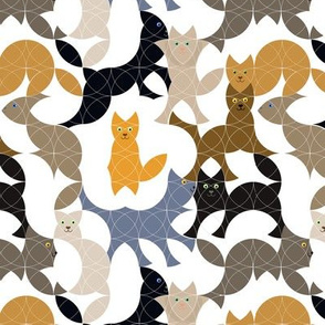 Overlapping Circle Cats