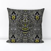 chalkboard filigree bee