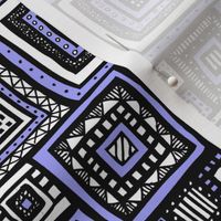 Tribal Squares (Purple)