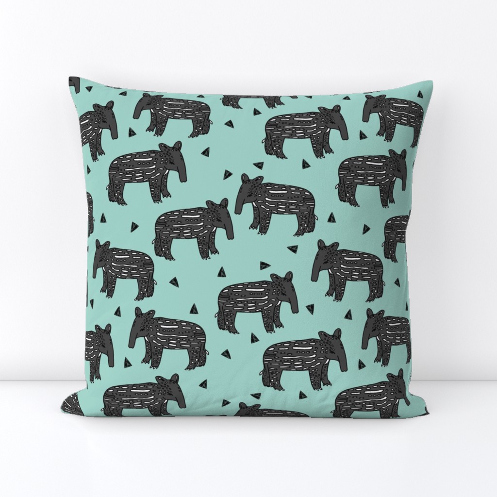 tapir // baby tapir fabric cute animals design