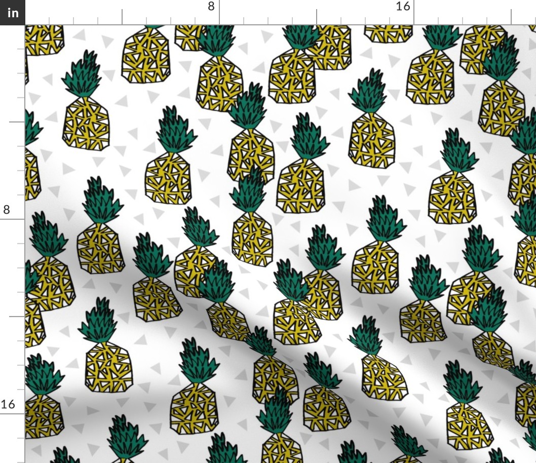 pineapples // pineapple white background fruit fruits sweet pineapple