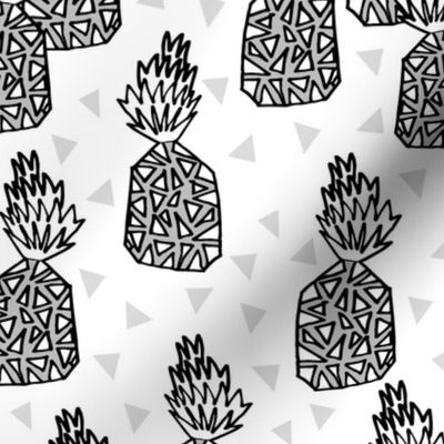 pineapple // pineapples tropical fruit grey