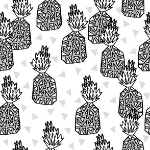 pineapple // pineapples tropical fruit grey