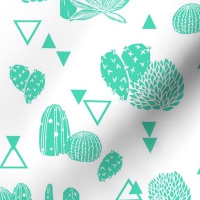cactus // cacti geo triangle kids summer tropical exotic