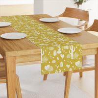 cactus // cacti mustard kids summer tropical prints