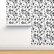 arrows scattered // black and white minimal cool trendy scandi kids nursery baby print