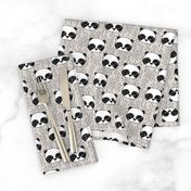 panda // pandas fabric cute panda design illustration scandi panda nursery baby cute andrea lauren fabric