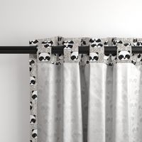 panda // pandas fabric cute panda design illustration scandi panda nursery baby cute andrea lauren fabric