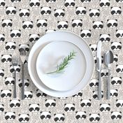 panda // pandas fabric cute panda design illustration scandi panda nursery baby cute andrea lauren fabric