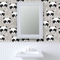 panda // pandas fabric cute panda design illustration scandi panda nursery baby cute andrea lauren fabric