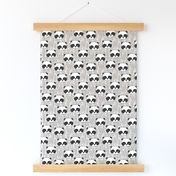 panda // pandas fabric cute panda design illustration scandi panda nursery baby cute andrea lauren fabric