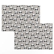 panda // pandas fabric cute panda design illustration scandi panda nursery baby cute andrea lauren fabric