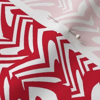 Christmascolors candy cane chevron - peppermint