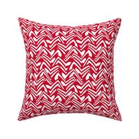 Christmascolors candy cane chevron - peppermint