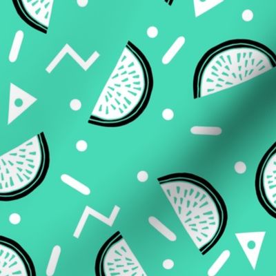 Watermelon Party - Light Jade/Black/White by Andrea Lauren