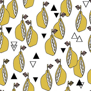Party Pear - Mustard by Andrea Lauren