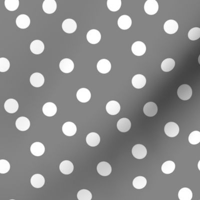 Polka Dot - Medium Grey by Andrea Lauren