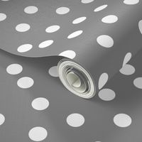 Polka Dot - Medium Grey by Andrea Lauren